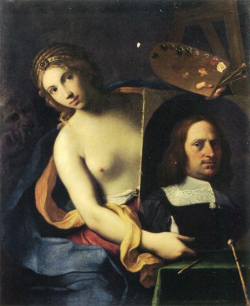 Giovanni Domenico Cerrini Allegory of Painting Sweden oil painting art
